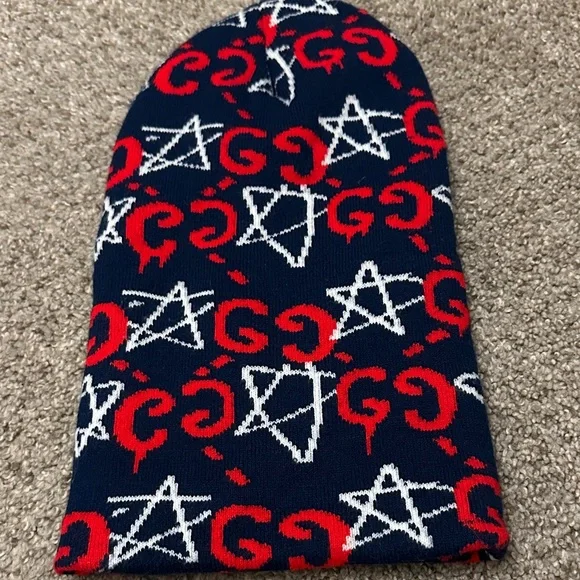 Star and Logo Patterned Balaclava - Picture 3 of 3